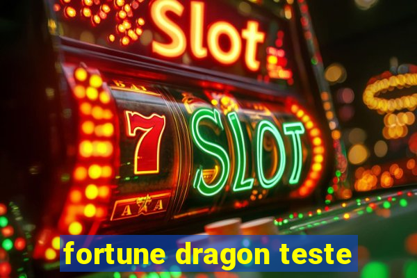 fortune dragon teste